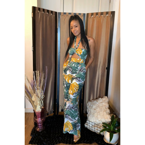 Tropical Floral Jumpsuit